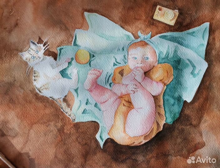 Акварельная картина 