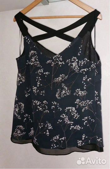 Стильная майка с мелким рисунком 50 размер Англия