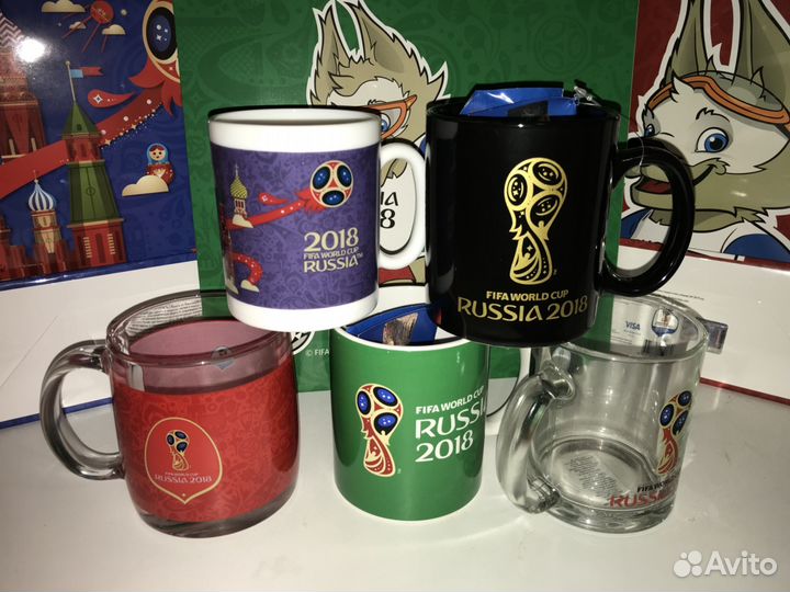 Кружки с официальной символикой чм фифа 2018