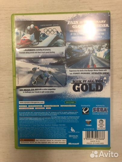 Vancouver 2010 для X-Box 360
