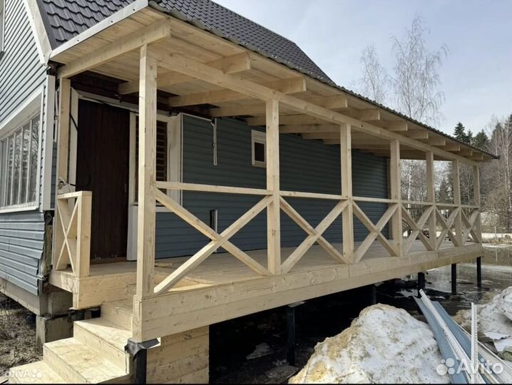 Строительство пристроек беседок бань веранд