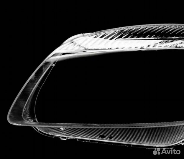 Стекла фар Skoda Fabia II комплект (2010-2014)