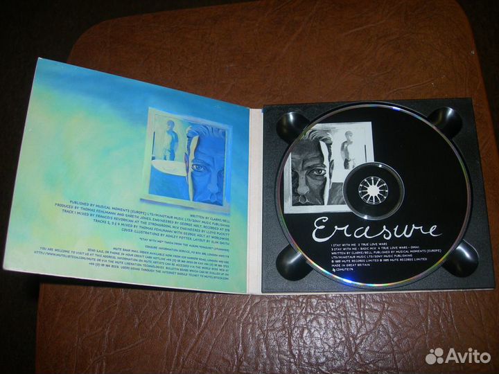 Erasure – Stay With Me. CD Single