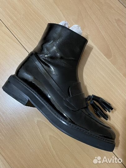 Лакированные полусапоги Эконика утепленные 37 р-р