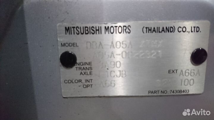 Фара левая Mitsubishi Mirage A05A