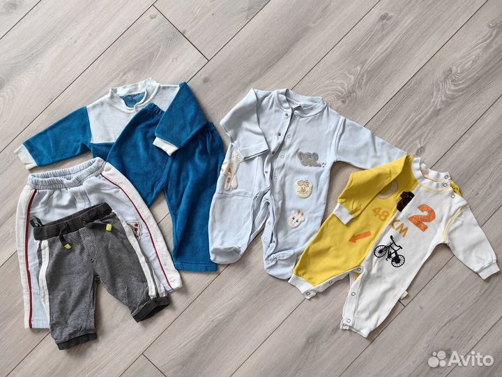 Детские вещи пакетом 62 68 74