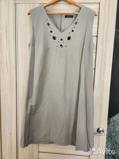 Вечернее платье серебрянное 52 размер