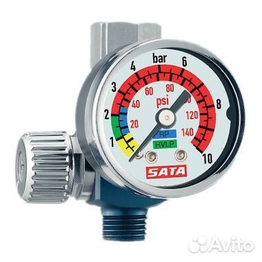 Манометр с регулятором давления SATA