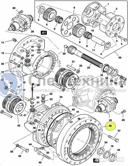 Подшипник опу ponsse 0058064