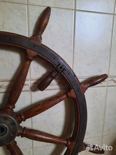 Штурвал судовой дубовый, начало 50-х