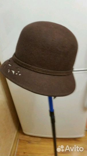 Женская шляпа из фетра,новая