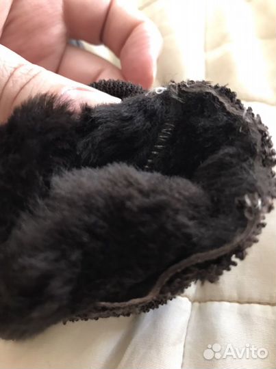 Варежки кожаные детские (на возраст 4-5 лет)