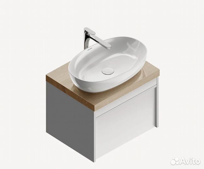 Раковина kerama marazzi plaza 60х38 см PL.wb.60