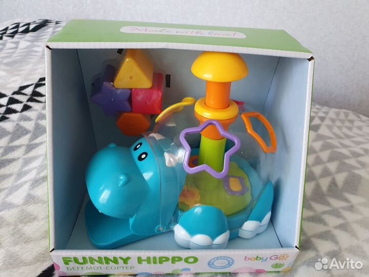 Сортер BabyGo Бегемот