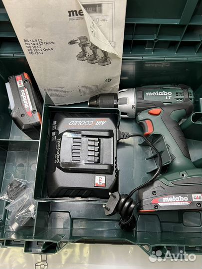 Аккумуляторная дрель-шуруповерт metabo BS 18 LT