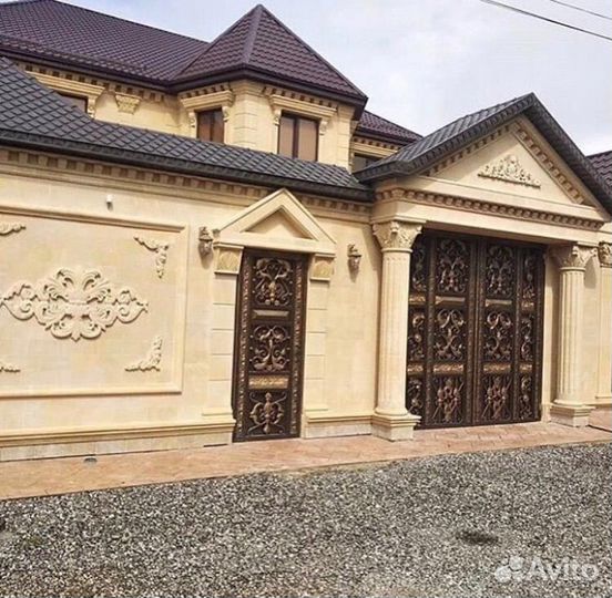 Облицовка дагестанским камнем