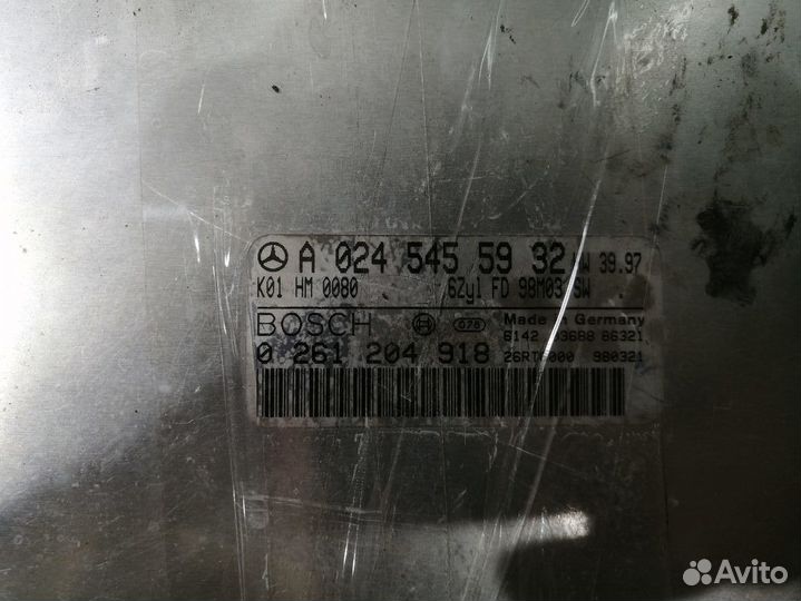 Комплект эбу + Иммо Mercedes Benz ML W163, 3.2L