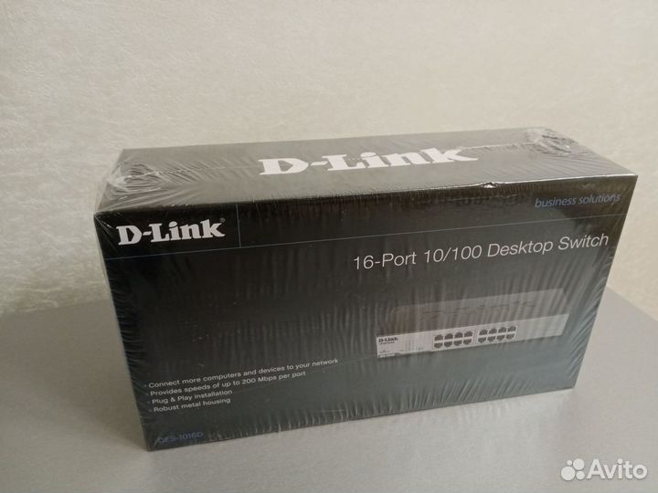 Коммутатор D-Link DES-1016D