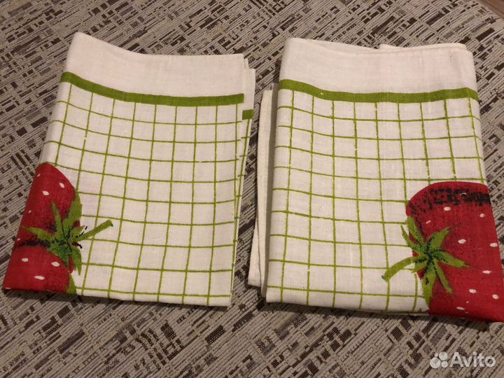 Кухонные полотенца СССР новые 2 шт