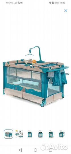 Детская кровать манеж