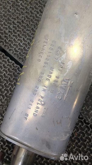 Глушитель Audi A3, 2017