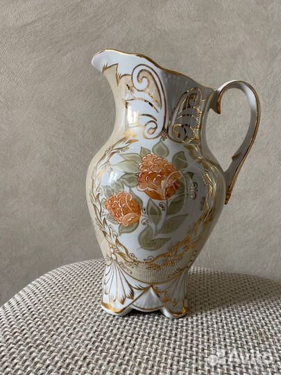 Ваза кувшин кисловодский фарфор Феникс