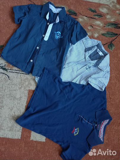 Рубашки на мальчика 4-5 лет