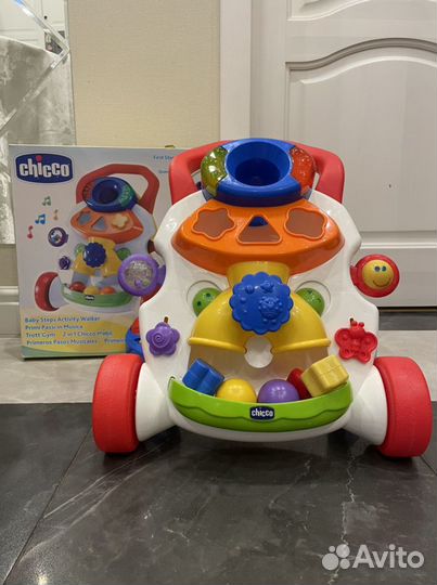 Игровой центр-каталка chicco 3 в 1