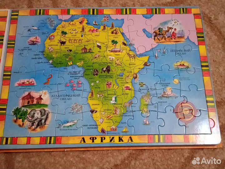 Книга с шестью пазлами из 48 элементов