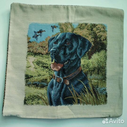 Наволочка гобеленовая лабрадор