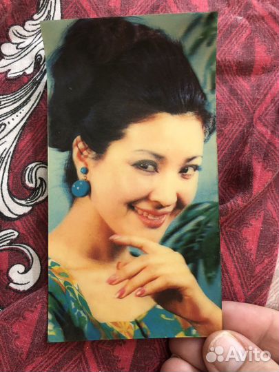 Стерео открытка «Японка», СССР