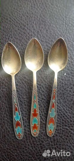 Кофейные ложки серебро