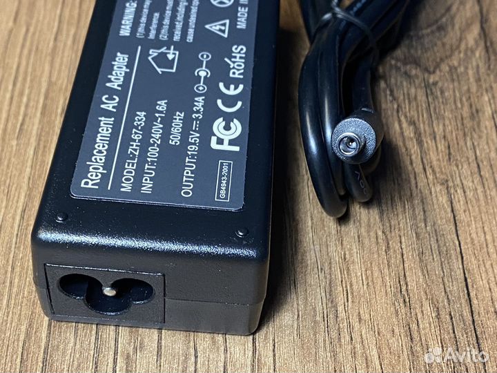 Блок питания для ноутбука Dell 19.5V 3.34A 4.5x3.0