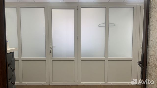 Перегородки межкомнатные металлопластик