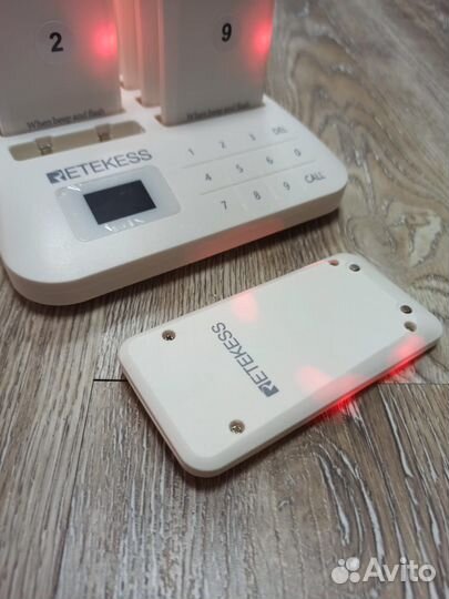 Система вызова на 16 пейджеров для фаст-фуда