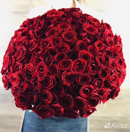 Розы доставка Красные розы Премиум-класса Эквадор