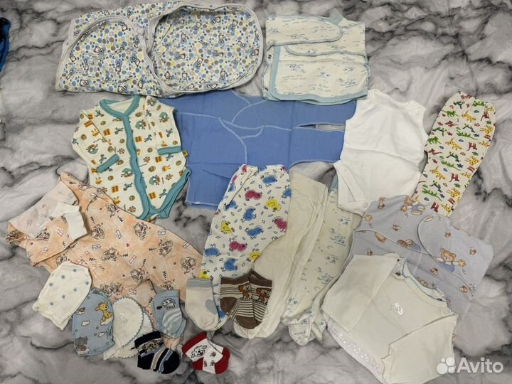 Детская одежда от рождения и до года