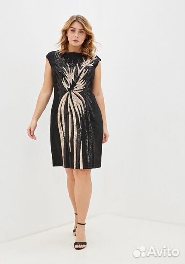 Платье футляр с пайетками 46 новое