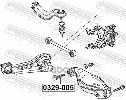 Болт с эксцентриком honda pilot YF1 2003-2007