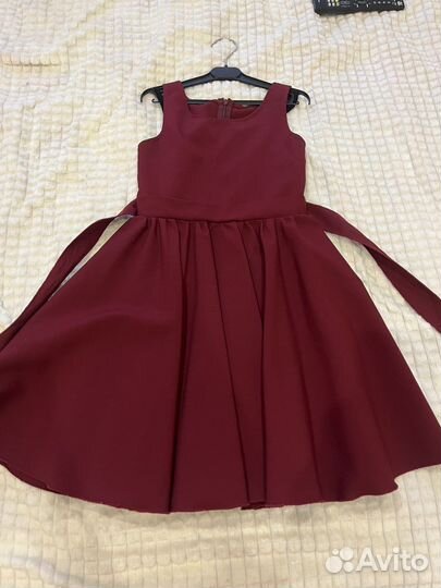 Школьная форма для девочки бордовая