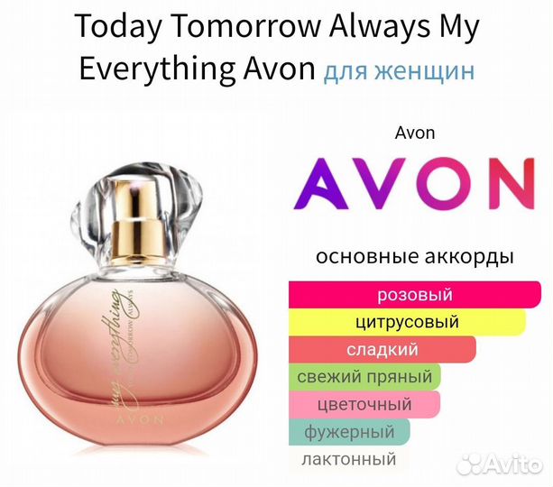 Today Tomorrow Always My EverythingAvon