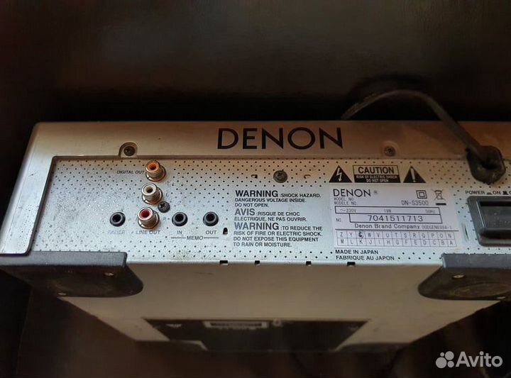 Denon S3500 DJ CD-проигрыватель + Dj микшер Gemini