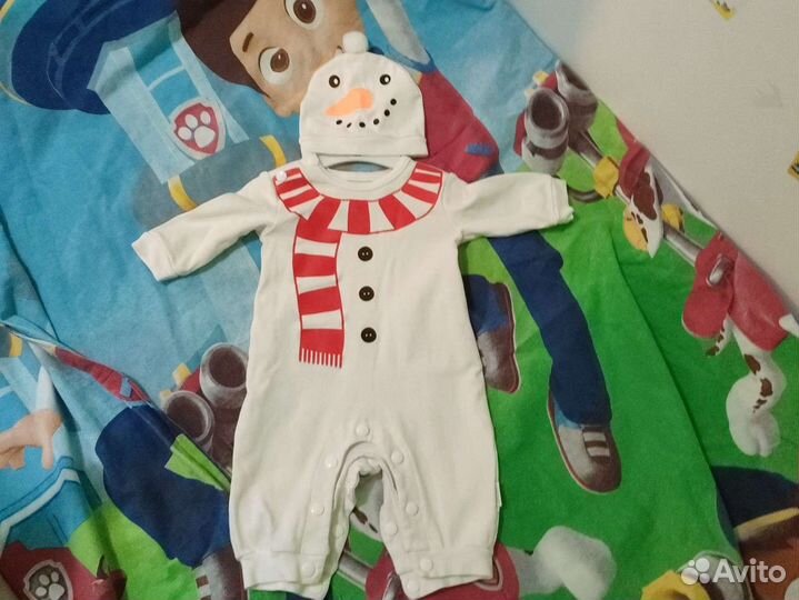 Костюм снеговика для малыша