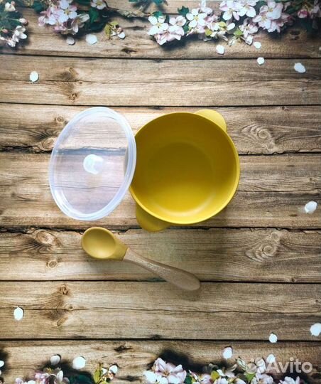 Силиконовая детская посуда