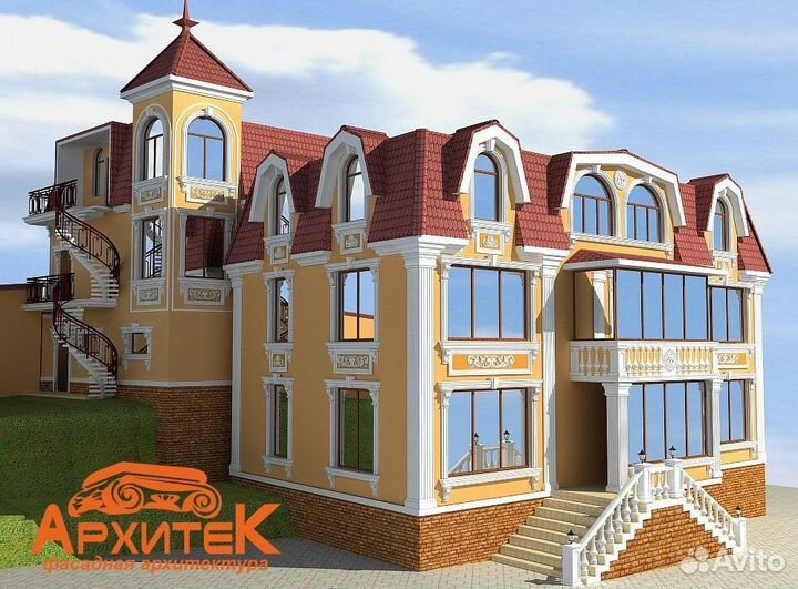 Декор для окон на фасаде