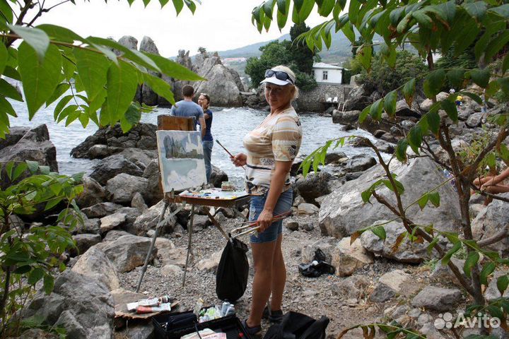 18 Алупка. Южная терраса Воронцовского дорца