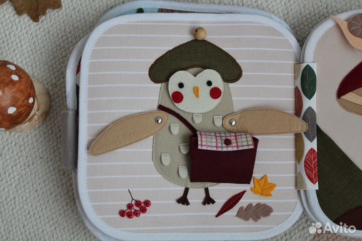 Развивающая книга из фетра