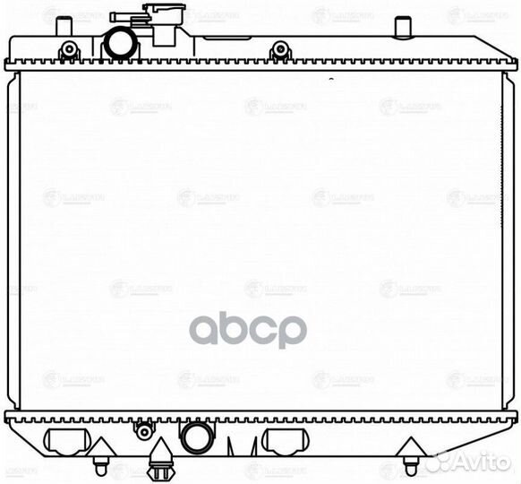 Радиатор системы охлаждения Lifan Smily (08) 1