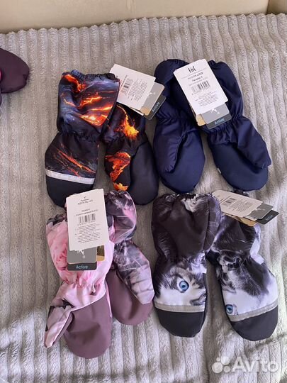 Варежки kerry новые размер 3 на 3-4 года