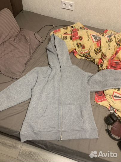 Худи на молнии зипка оверсайз, размер M